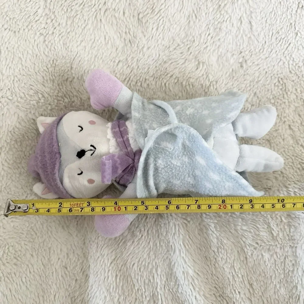 Target Fireside Pals Plush Fox Wolf Blue Blanket Swaddle 10
